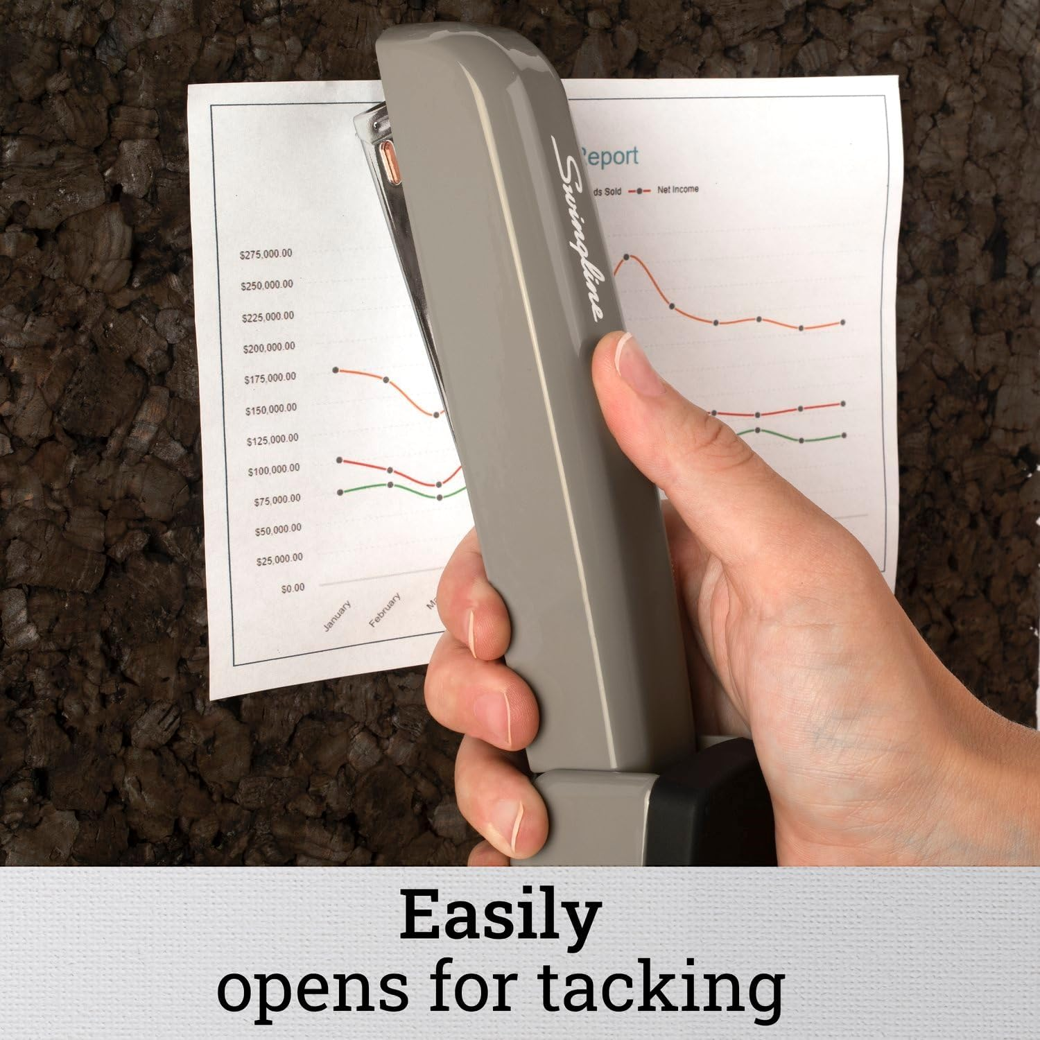 Swingline Stapler, 25 Sheet Capacity, 747 Business Stapler, Jam Free, Metal, Steel Gray (74759) image number 5