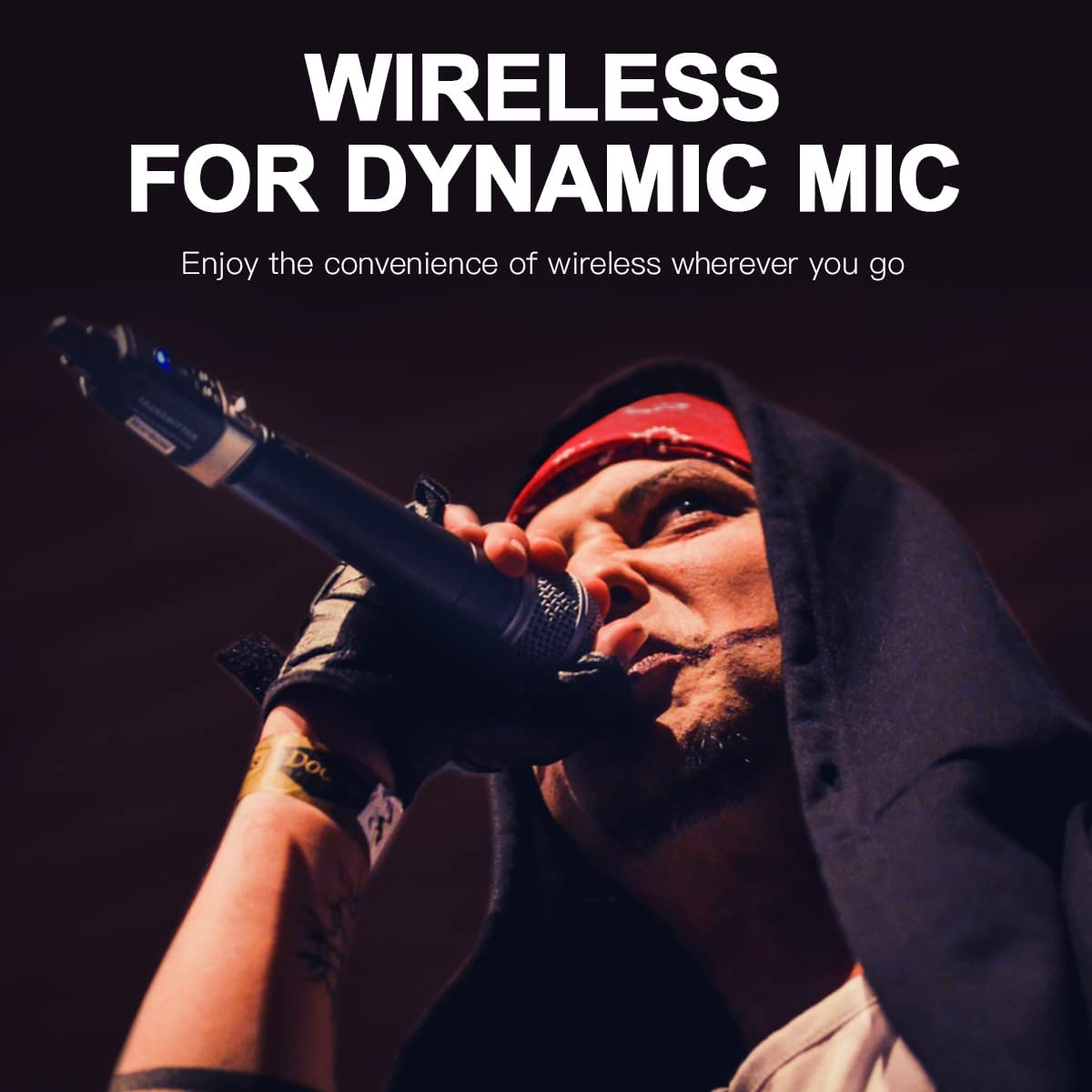 Xvive U3 Dynamic Microphone Wireless System with XLR Transmitter and Receiver image number 4