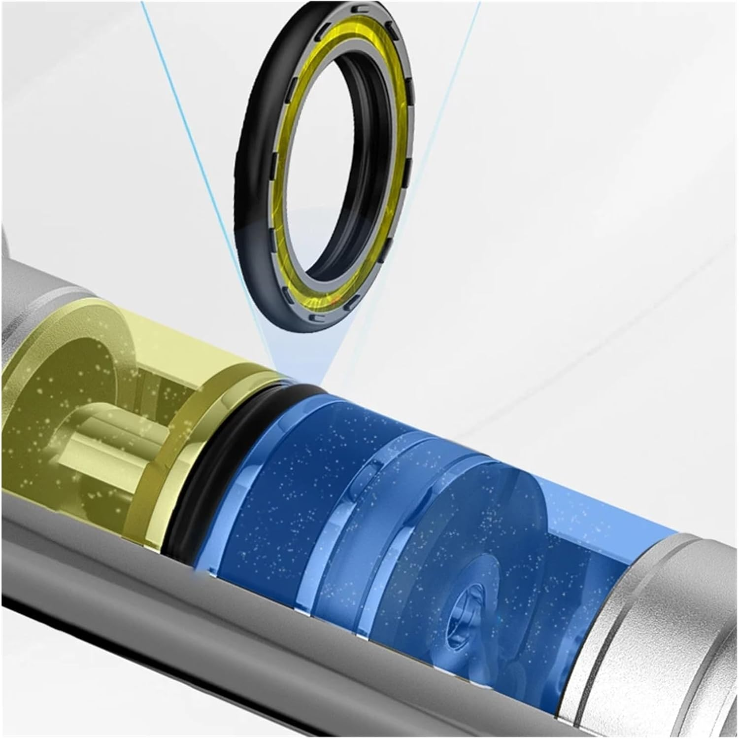 Stainless Steel Double Action MA Type with Magnet 16/20/25/32/40Mm Bore 25/50/75/100/125/150/175Mm Stroke Pneumatic Cylinder(Stroke 50Mm,Bore 40Mm) image number 2