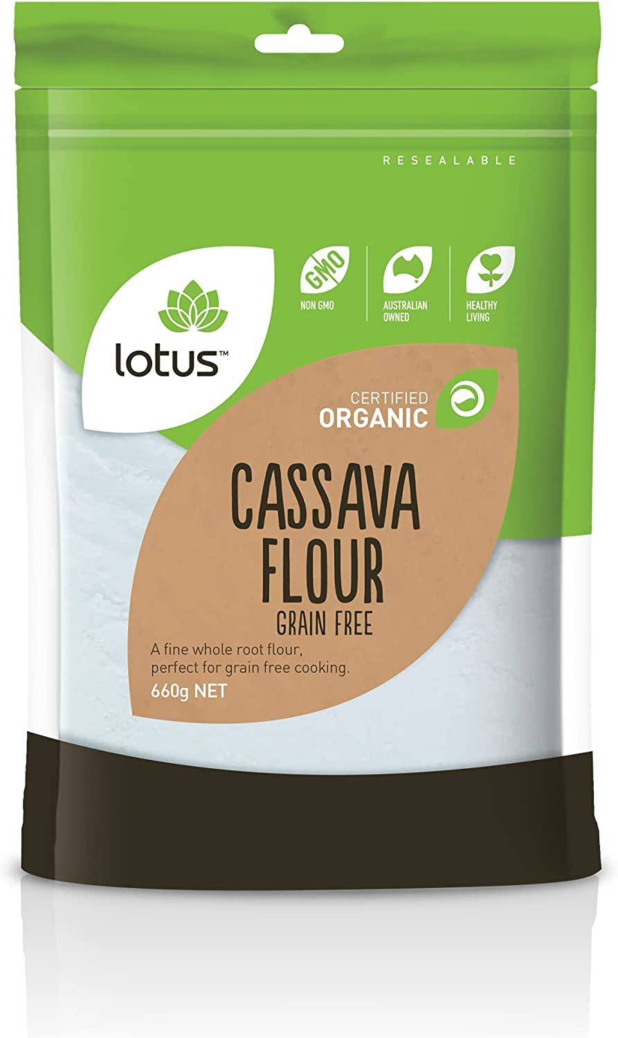 Lotus Cassava Flour Organic 660G image number 3