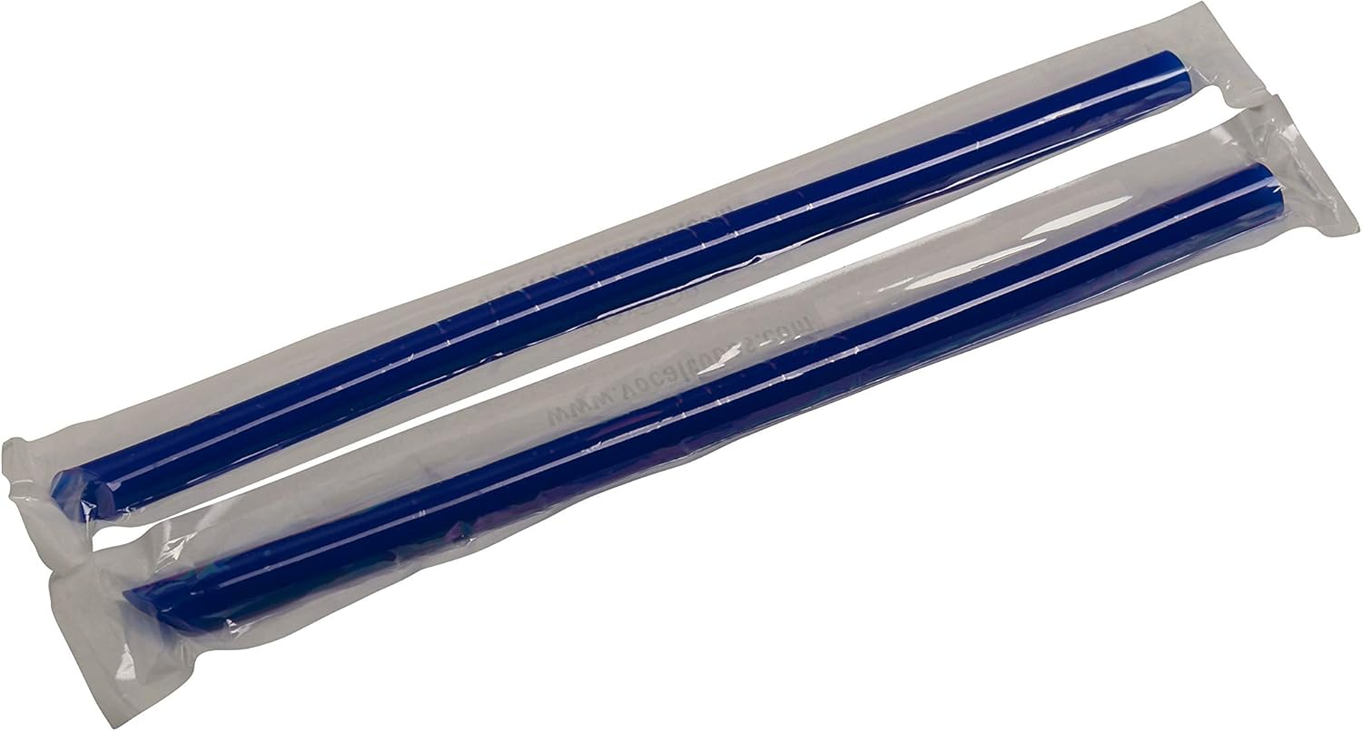 Blue Vocal Tubes for Speech Therapy and Singing Therapy Straws for Vocal Health - Set of 2 Silicone Tubes for Water Resistant Voice Therapy and Tube Phonation Singing Exercises and Singing Training