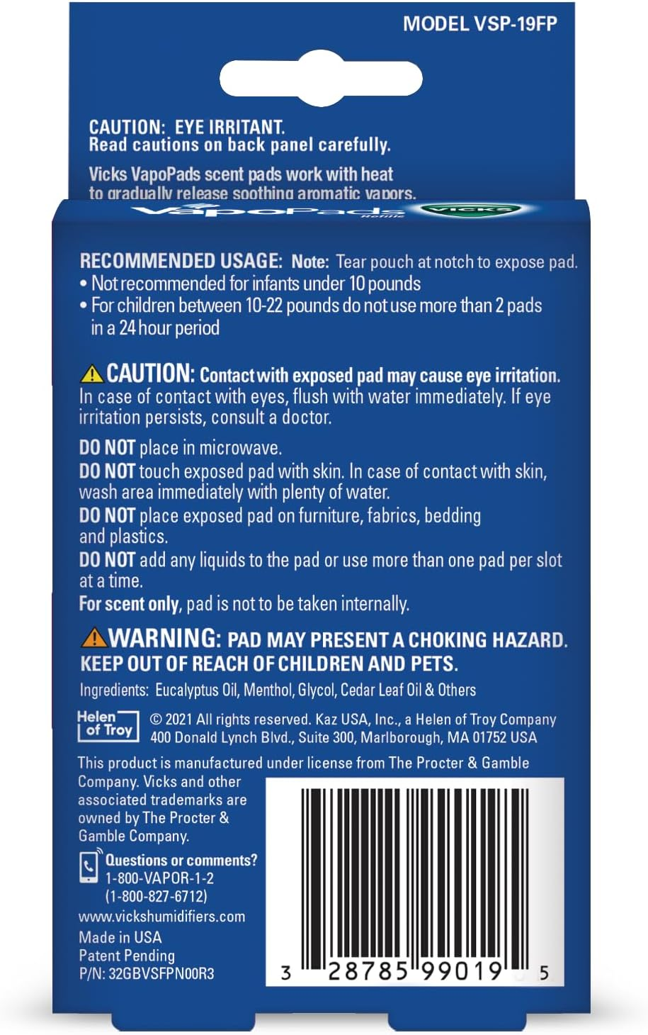 Vicks Vapo Pad Family Pack, 12 Count image number 2