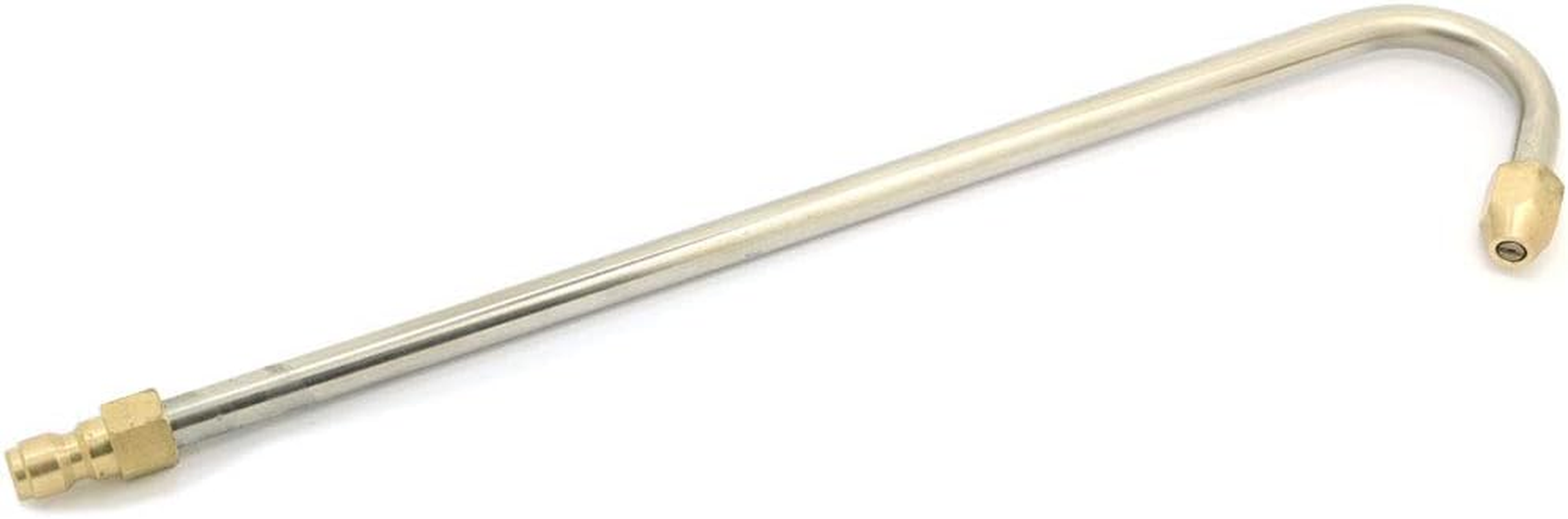 NUZAMAS U Shape 32Cm High Pressure Washer Spray Nozzle Attachment, Extend Bended, Angled Hose, Bended for Easy Underbody Cleaning, Quick Connector, Boat Car Home Decking Driveway Wash and Cleaning image number 5