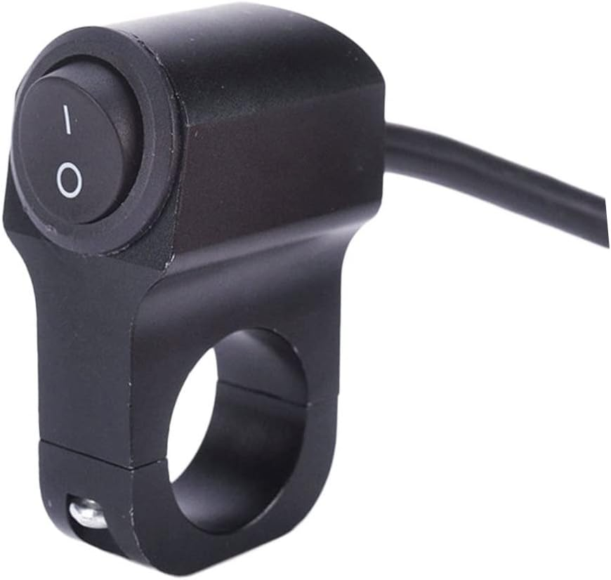BIUDECO Small Handlebar Headlight off Switch for Motorbike ATV Fog Light Ignition image number 1