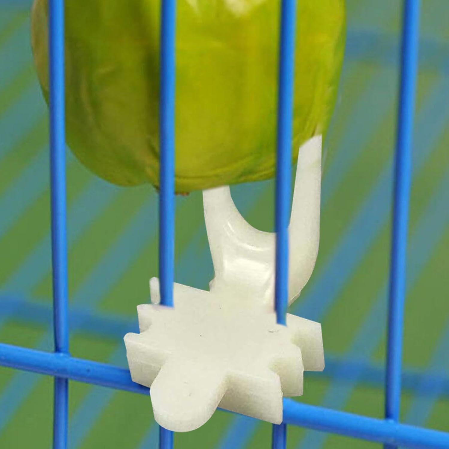 Bird Cage Food Holder - Parrot Fruit Feeder Parrot Vegetable Skewer Set of 20 | Small Bird Treats Skewers for Birds Animals image number 1