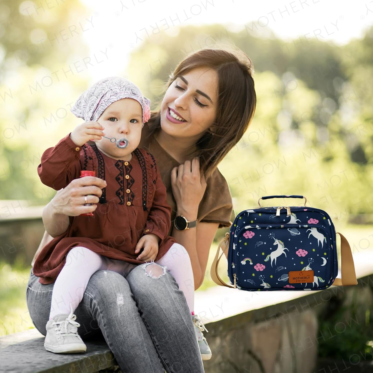 Motherly Smile in Style Waterproof Multistorage Baby Diaper Bag for Mothers image number 6