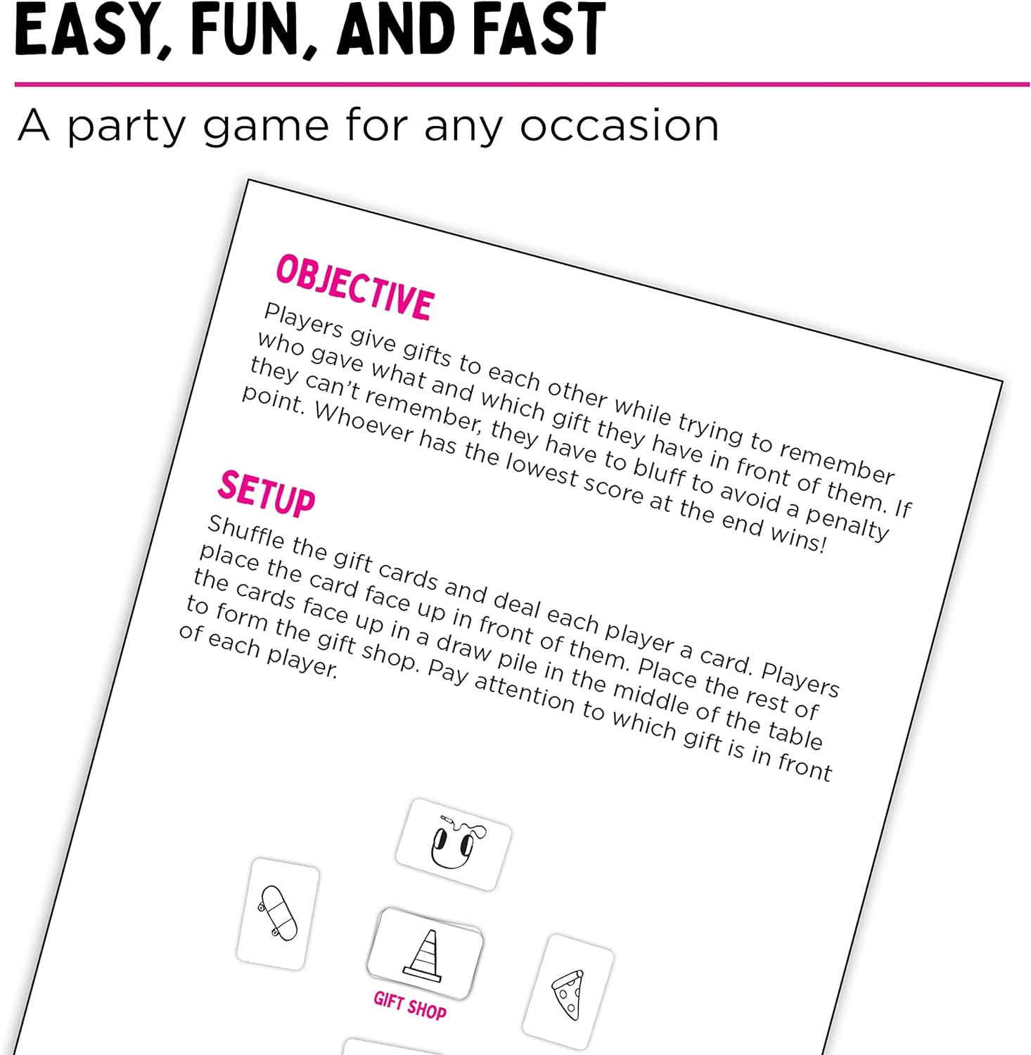 Ravensburger That'S Not a Hat &ndash; Fun Bluffing & Memory Party Game for Family, All Ages, Fsc-Certified image number 1