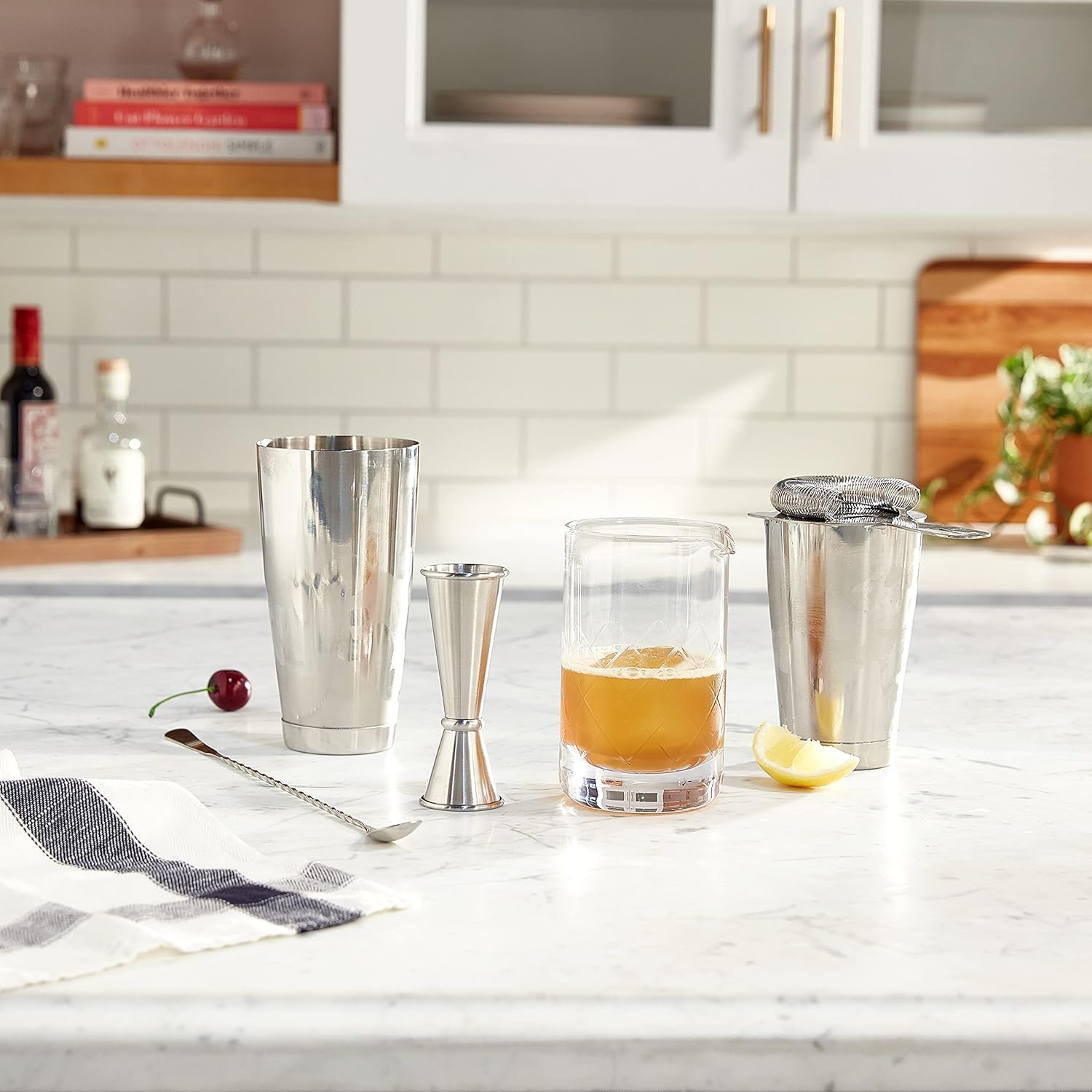 Barfly Essential Deluxe Mixing Cocktail Kit, Stainless Steel (M37131) - Copper image number 6