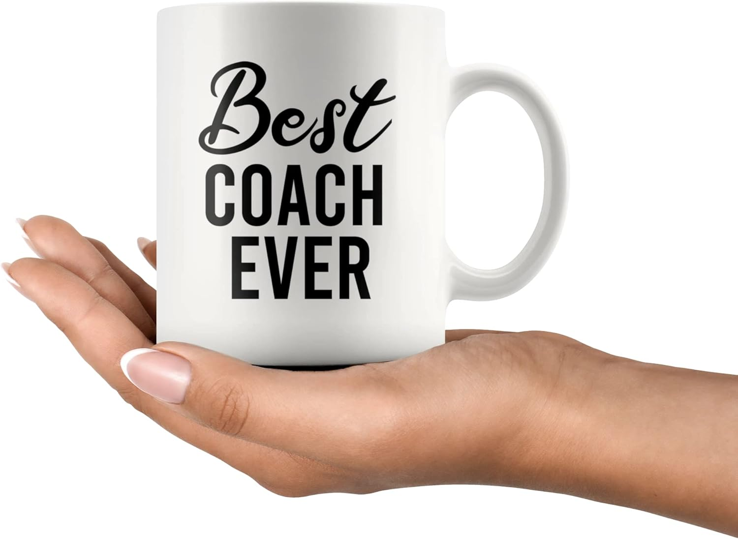 Best Coach Ever Coach Gifts Sports Gym Instructor Trainor Teacher Team Manager Mentor for Birthdays Valentines Appreciation Drinkware Ceramic Coffee Mug 11 Oz White image number 6