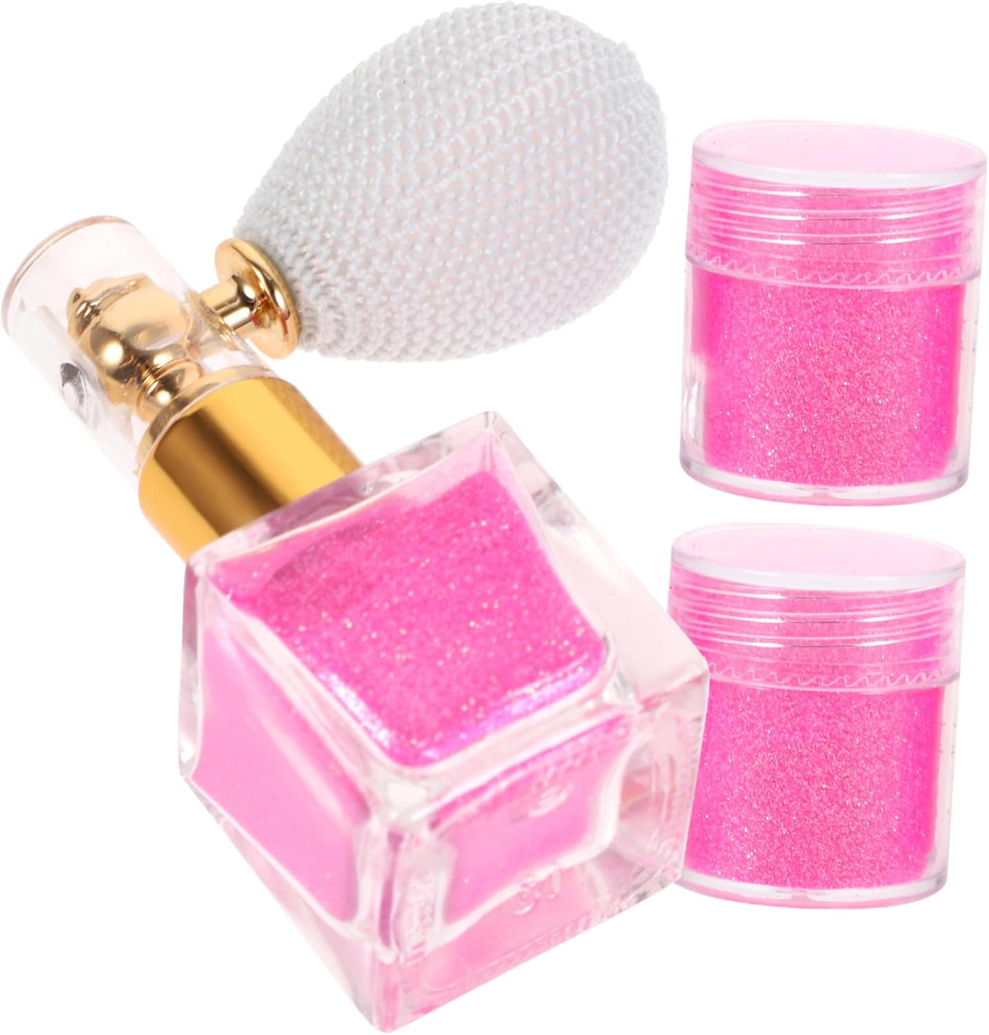 TOVINANNA 3 Sets Body Glitter Spray Makeup Shimmer Powder for Hair and Nail Glitter for Makeup and Shimmer Effects image number 3