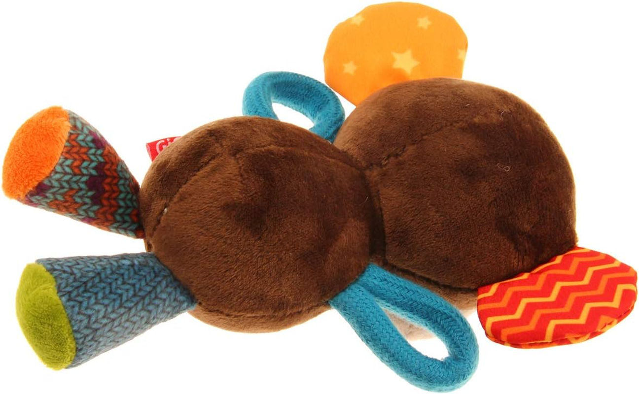 Gigwi Squeaker Monkey Dog Toy, Multicolour image number 4