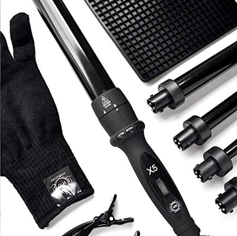 H2D X5 Curling Wand, Black