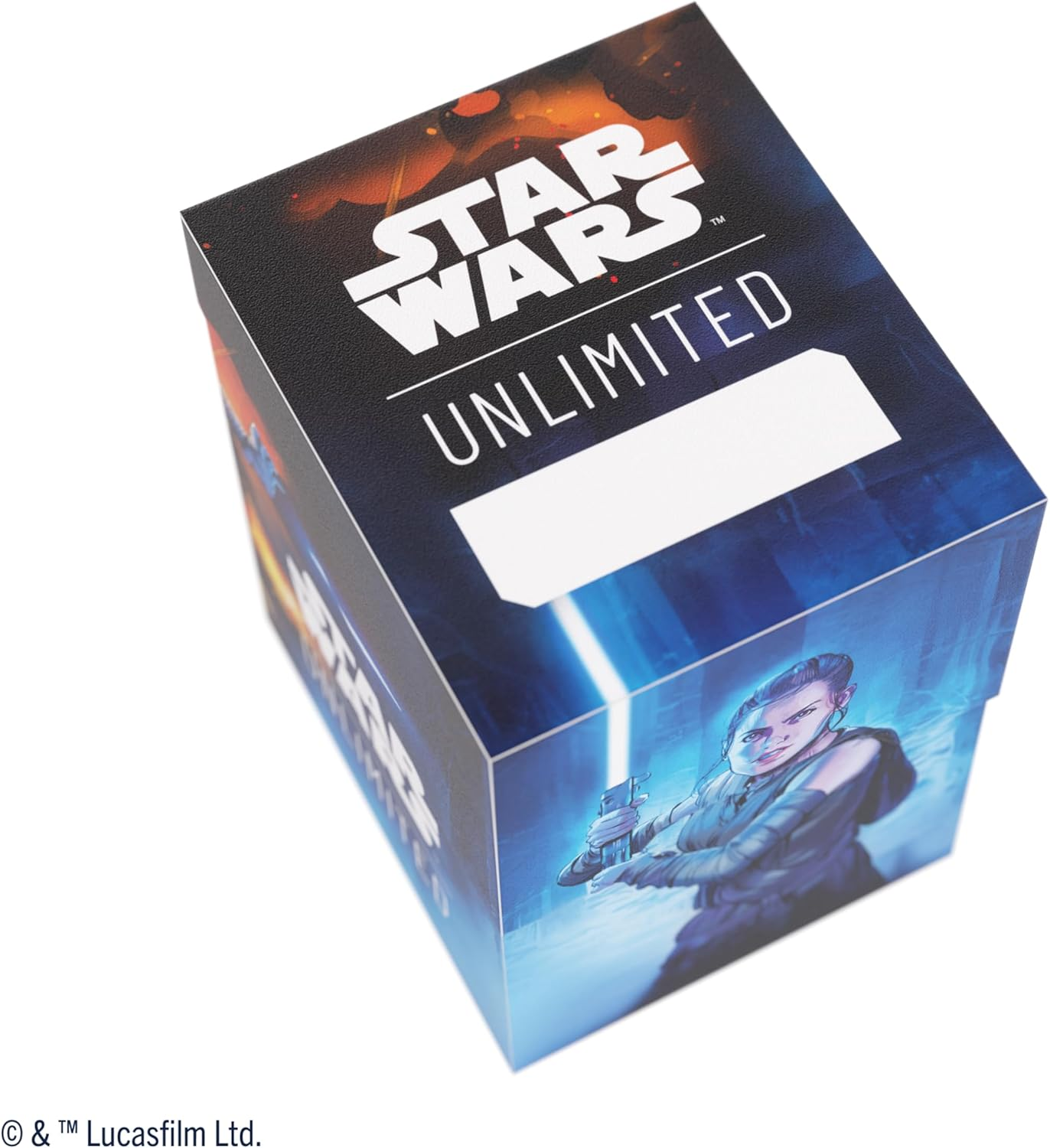 Gamegenic Star Wars Unlimited Rey/Kylo Ren Soft Crate Printed Deck Box image number 3