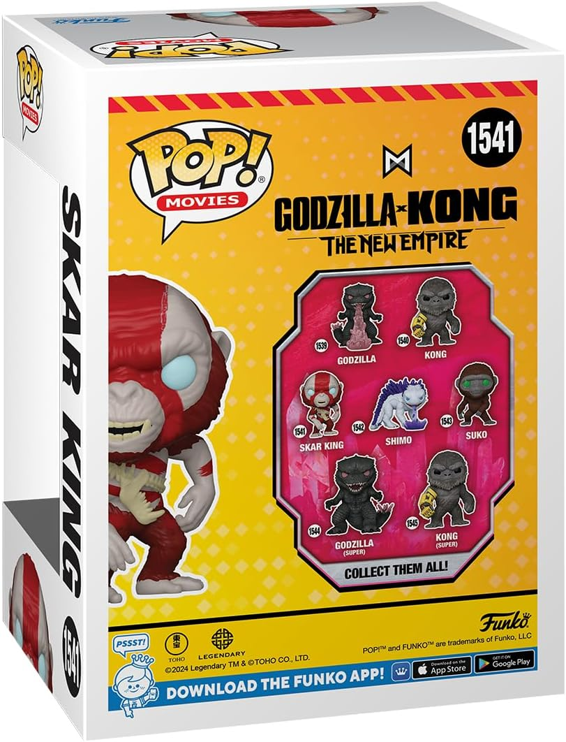 Pop Movies Godzilla X Kong New Empire Skar King Vin Fig (C: image number 4