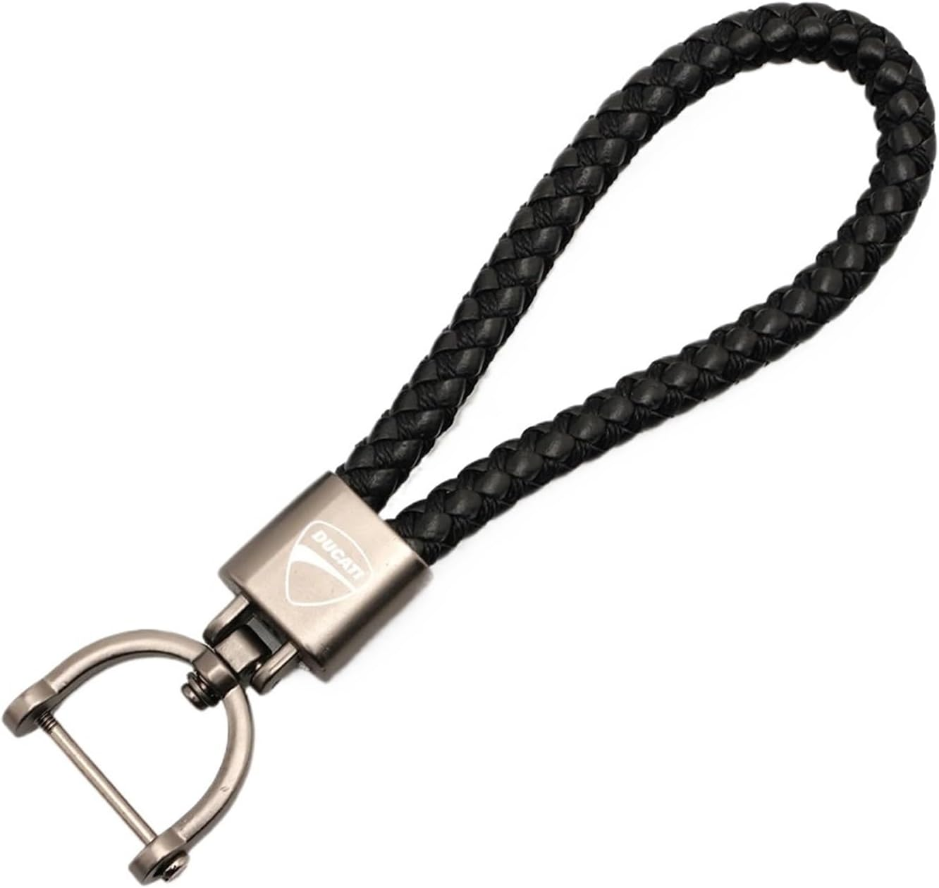 Jininshengxindianzi Compatible with Ducati 600 748 848 999 1098 800 900 749 1198 Monster S2R/S4/S4R/ST3 600 620 696 Motorcycle Key Case Cover Shell with Logo (Color : Black) image number 4