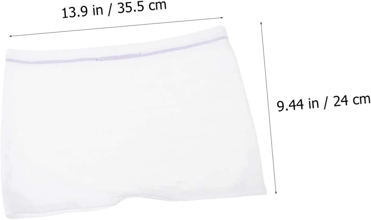 2Pcs Disposable Women Underwear Soft Breathable Maternity Briefs for Postpartum Care Menstrual Period Spa XXL White image number 1