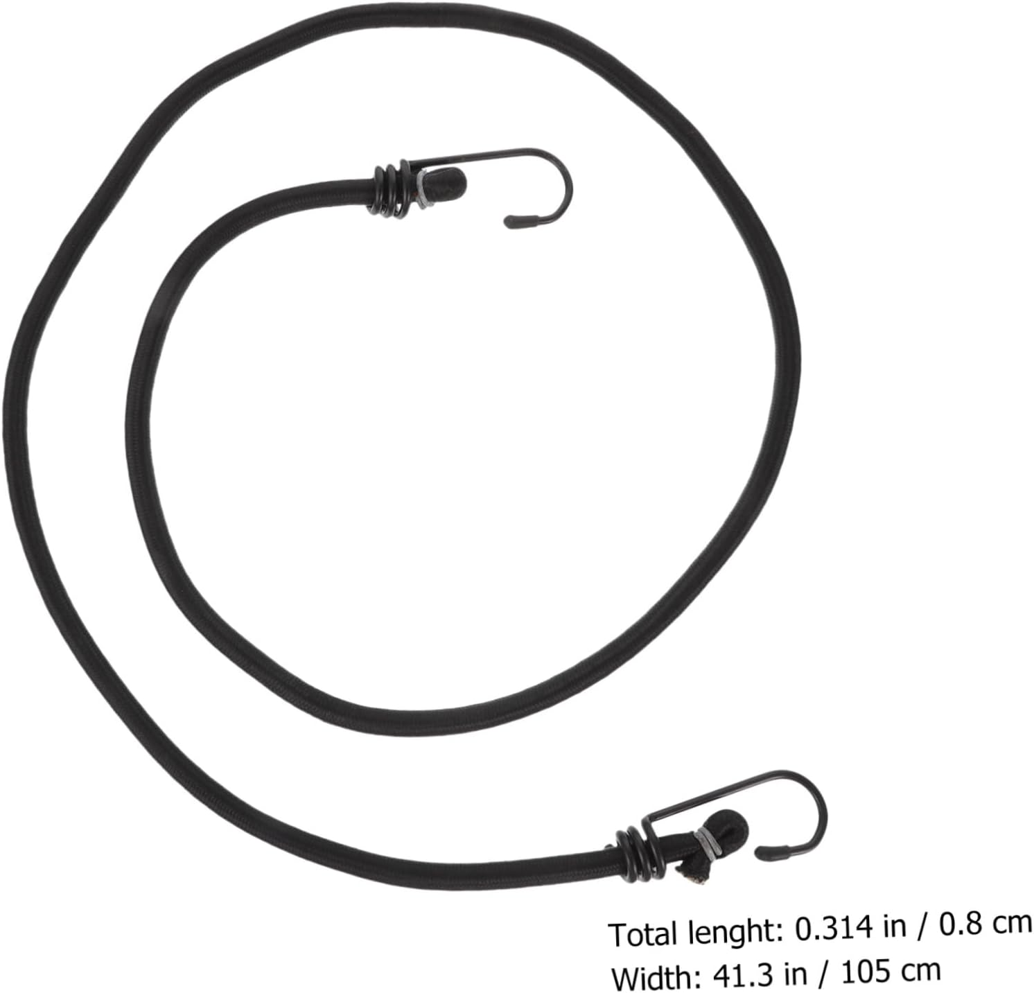 OSALADI 5Pcs Bicycle Luggage Straps Binding Belt Elastic Cord for Luggage Tightening Rope Hook Cycling Accessories image number 4