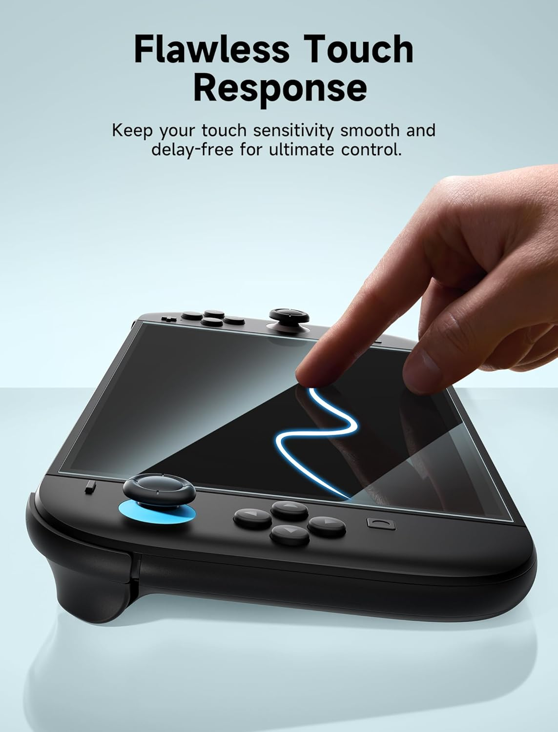 JSAUX Screen Protector for Nintendo Switch 2 (2025), [3-Pack] Ultra HD Glass Protector 9H Hardness Easy to Install with Guiding Frame Scratch Resistant Tempered Glass image number 1