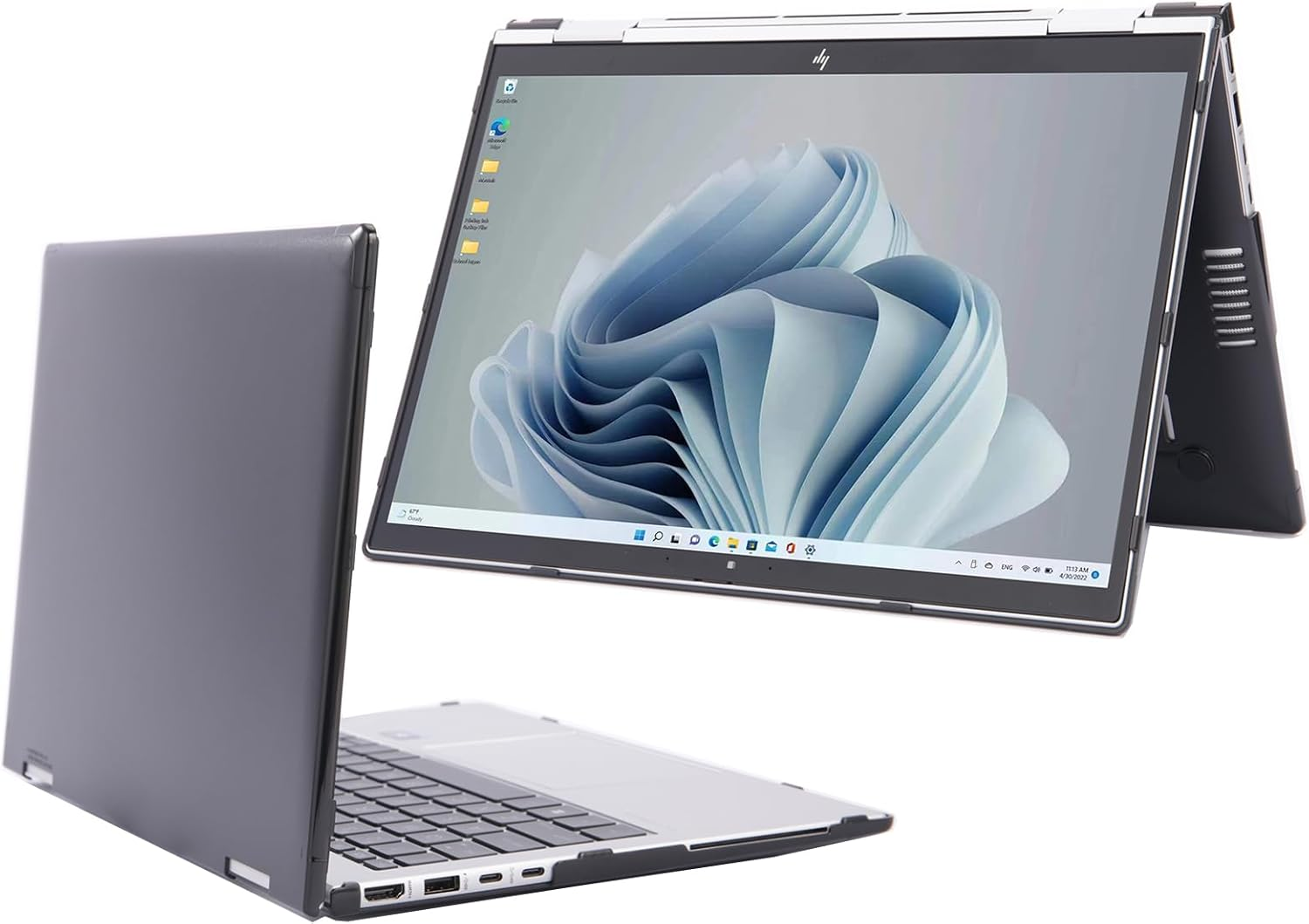 Mcover Case Compatible ONLY for 2022~2024 13.3" HP Elitebook 830 | 835 G9 / G10 and Elite X360 830 G9 / G10 2-In-1 Windows Laptop (NOT Fitting Any Other HP Models) - Aqua