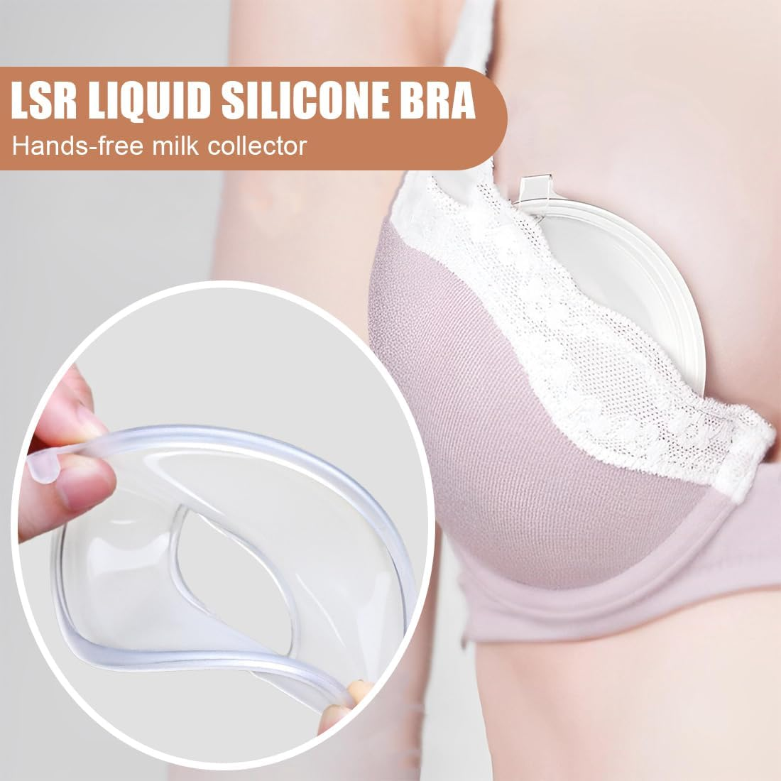 Pack of 2 Breast Milk Storage, Breastfeeding Milk Trays, Breastfeeding Milk Trays, Breastfeeding Trays, Bpa-Free, Breast Milk Collection Tray, Storage Cup, Reusable Crumb Tray, Breast Tray image number 2