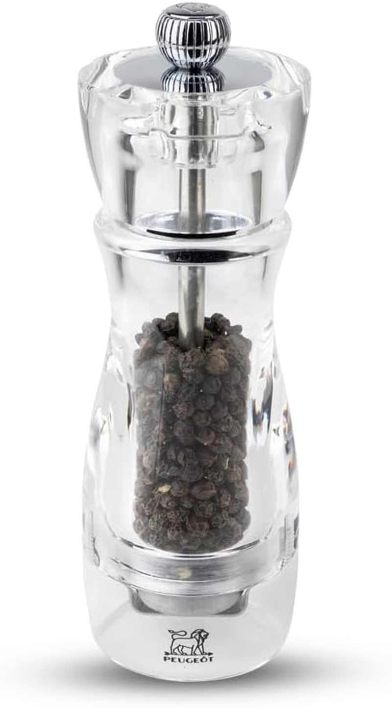Peugeot Vittel Mills Manual Salt Mill, Clear, 830011 image number 3