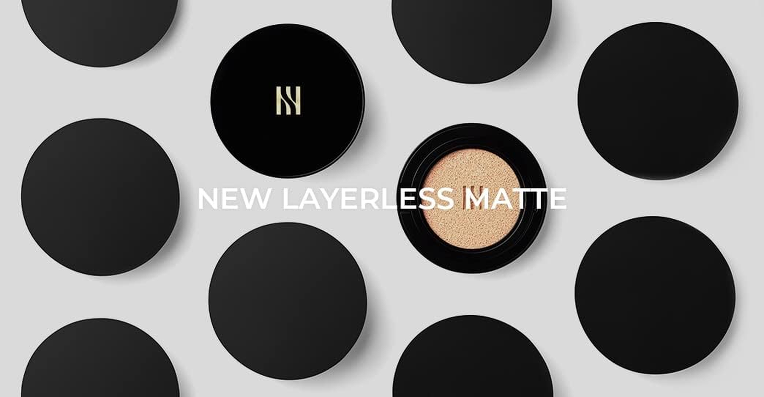 HERA Black Cushion NEW LAYERLESS MATTE #23N SPF34 PA++ 15G*2Ea K-Beauty ABG Style image number 4