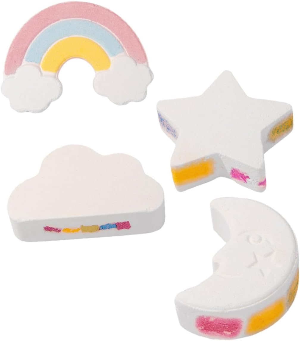 Hoement 4Pcs Bath -Friendly Foaming Bath for Relaxation and Skin Care for Showers Foot and Gifting to All Ages image number 5