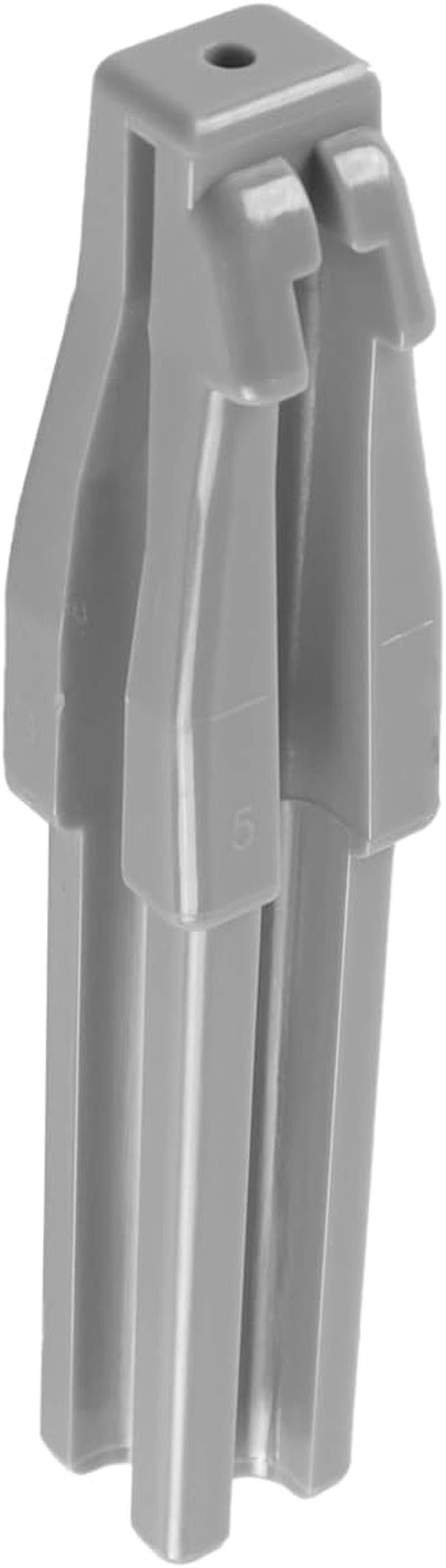 Hoite 2 in 1 Makeup Sharpeners Duckbill Shape for Eyebrow Eyeliner Lip Liner Pencils Gray PVC Material Portable Makeup Tool