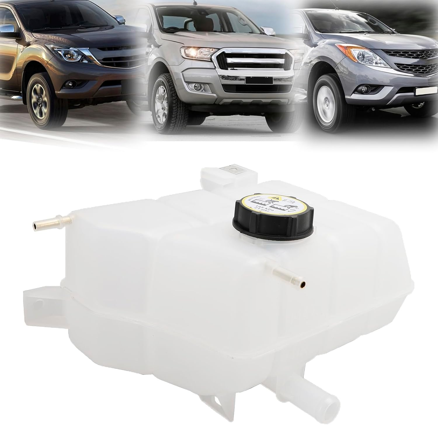 Areyourshop Coolant Overflow Reservoir for Ma-Zda BT-50 2011-2015, for Fo-Rd Ranger PX - Durable, Transparent/Black Plastic with Easy Installation & Leak Prevention, Part No. UK0115350 image number 6