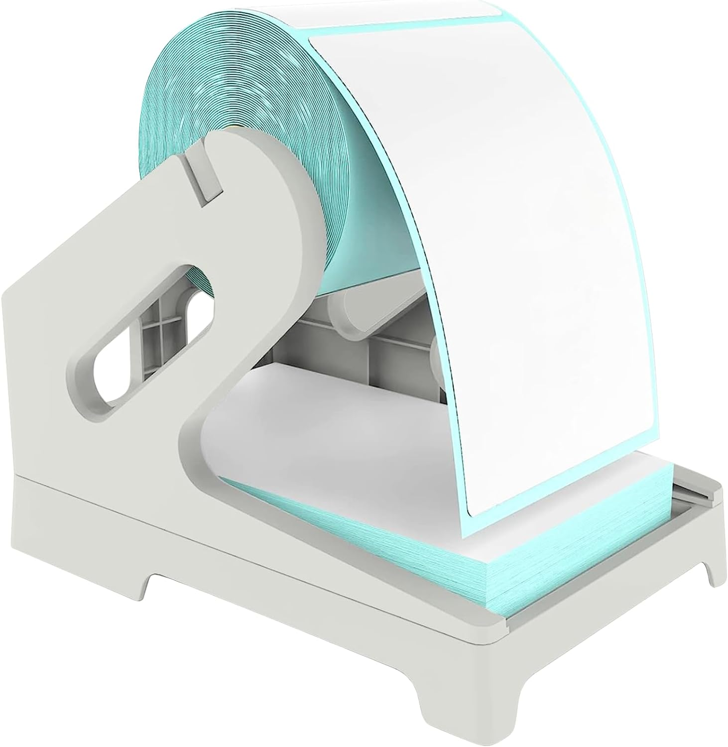 Thermal Label Holders Label Holder for Rolls and Fanfold Shipping Label Stand Desktop Lables Printer DIY Accessory Supplies for Home Office