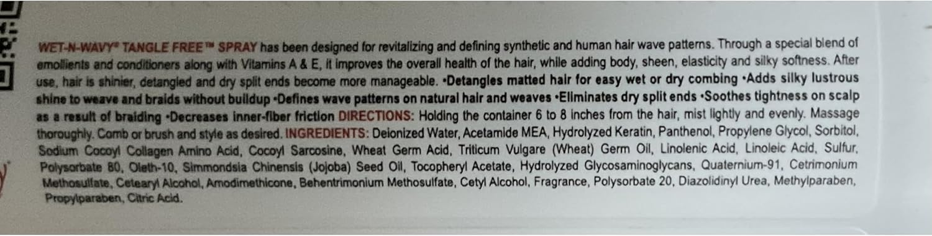Wet N Wavy Vitamin E Leave-In Conditioner 470Ml