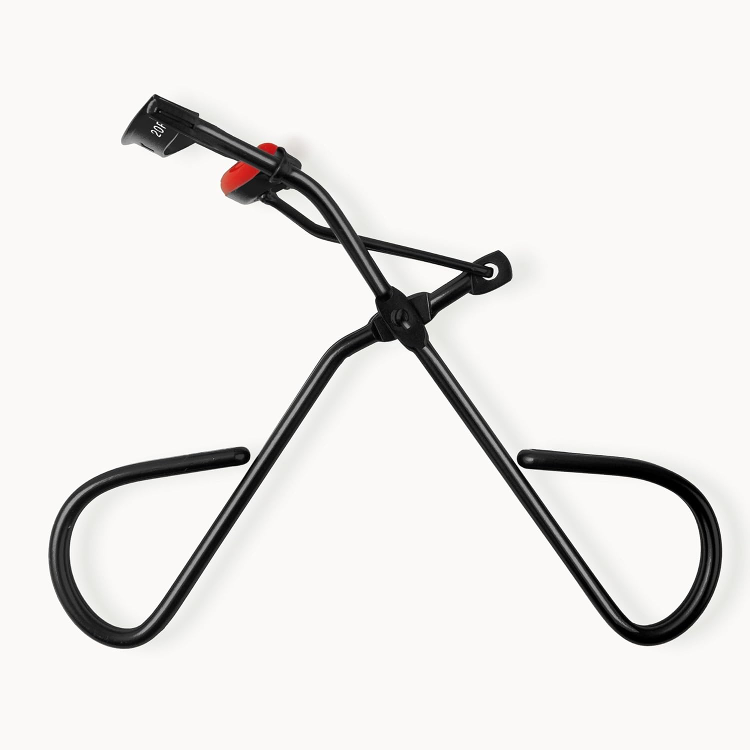 Rephr 20R Eyelash Curler, Double-Barrel Design with 5 Refill Pads, New Improved Durable Coating, Curvature for Universal Eye Shapes - (Wide and Flat)