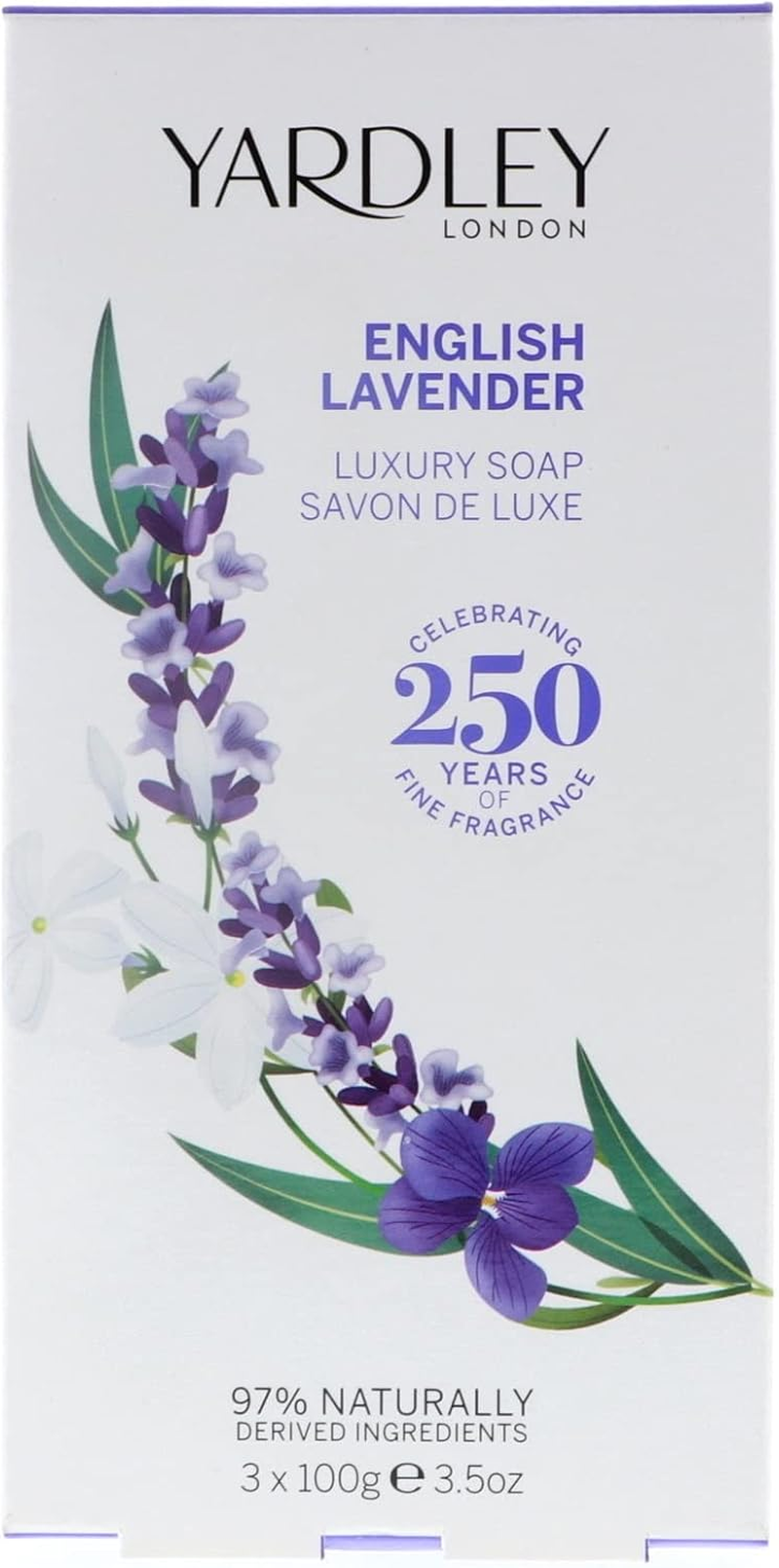 English Lavender by Yardley of London 3 Luxury Soaps image number 3