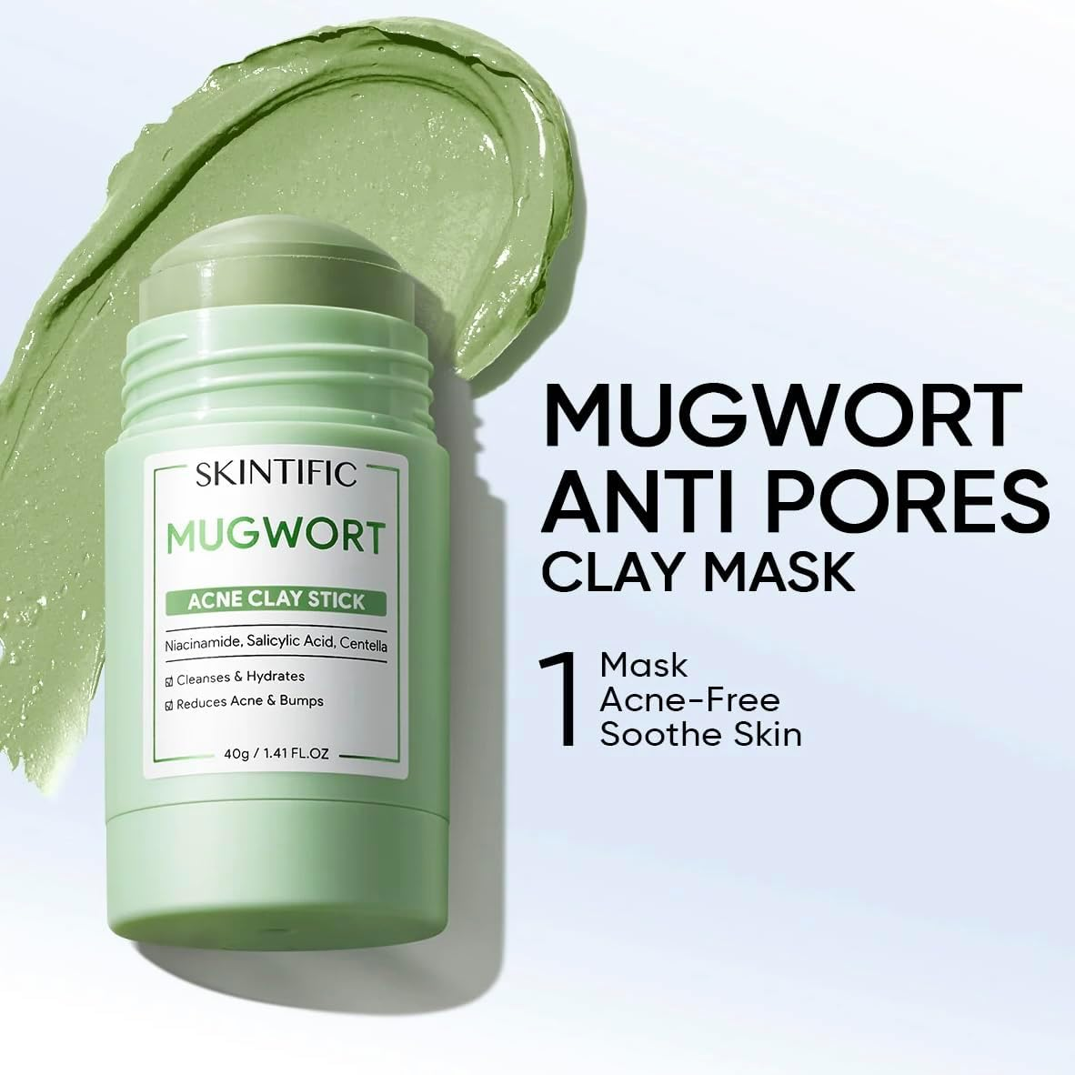 Skintific Mugwort Acne Clay Mask Stick