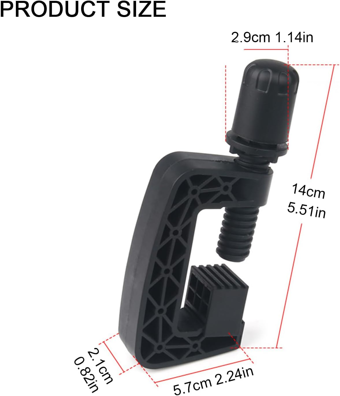 Hzqzaoan Racing Steering Wheel Fixing Clamp Screw - Compatible with Logitech G25/G27/G29/G920/G923, Heavy Duty Steering Wheel Clamp for Racing Simulators (Black) image number 3