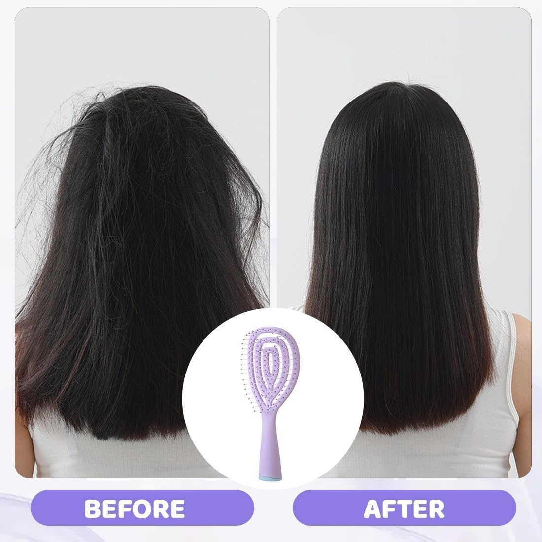 IBXWMNG Curling Brush, Hair Brush, Hair Brush, Suitable for Styling Hair and Massaging Scalp image number 5