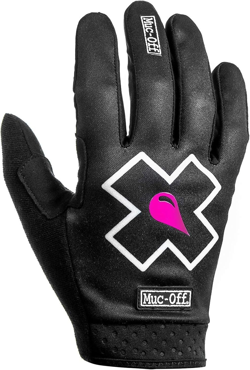 Muc-Off Black MTB Gloves, Small - Premium, Handmade Slip-On Gloves for Bike Riding - Breathable, Touch-Screen Compatible Material image number 2