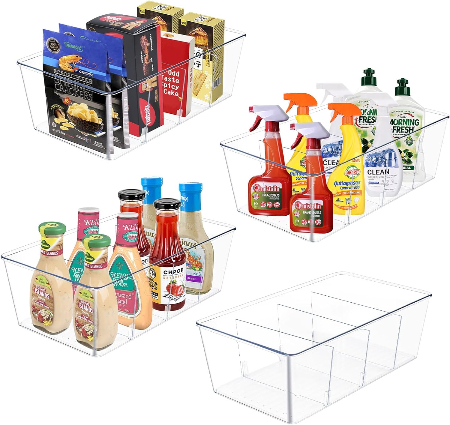 Gominimo - Pantry Organizer, Snack Organizer, Pantry Organization, Pantry Organizers and Storage, Snack Organizer Pantry, the Home Edit Storage Containers, Snack Holder, Chip Organizer Pantry image number 3