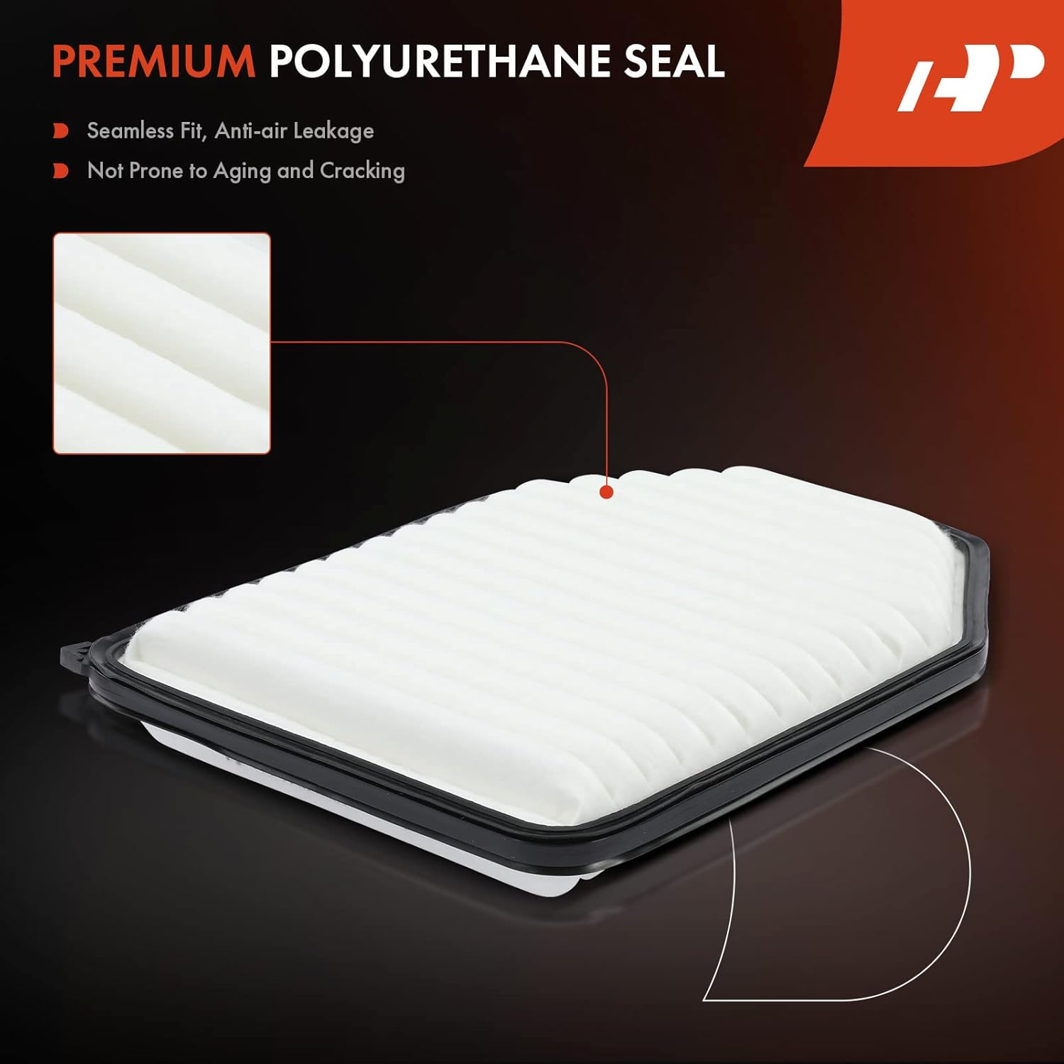 A-Premium Engine Air Filter, Automotive Replacement Parts Compatible with Jeep Vehicles - Wrangler 2007 2008 2009 2010 2011 2012 2013 2014 2015 2016 2017, Wrangler JK 2018 - Replace# CA10348 image number 3