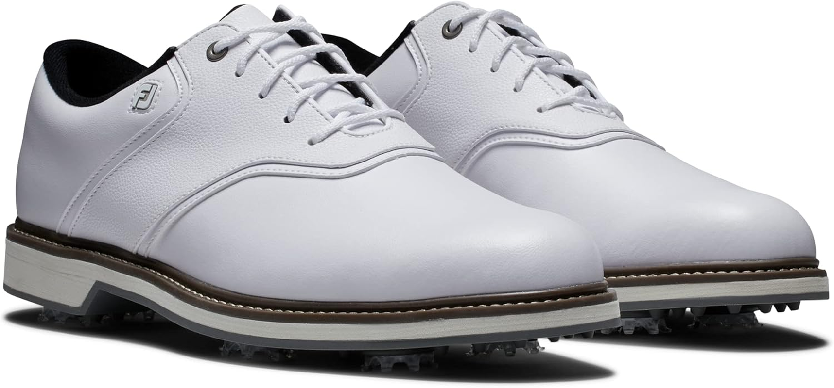 Footjoy Men'S FJ Originals Golf Shoe, White/White, 8 Wide image number 2
