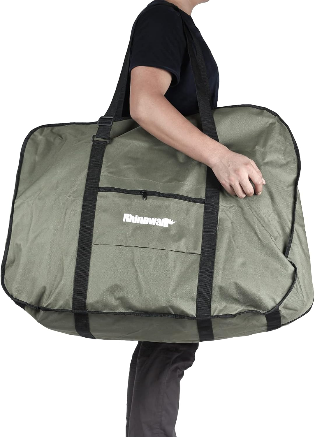 Rhinowalk Bike Travel Bag Case Box Thick Bicycle Folding Carry Bag Pouch,Bike Transport Case for Air Travel image number 4