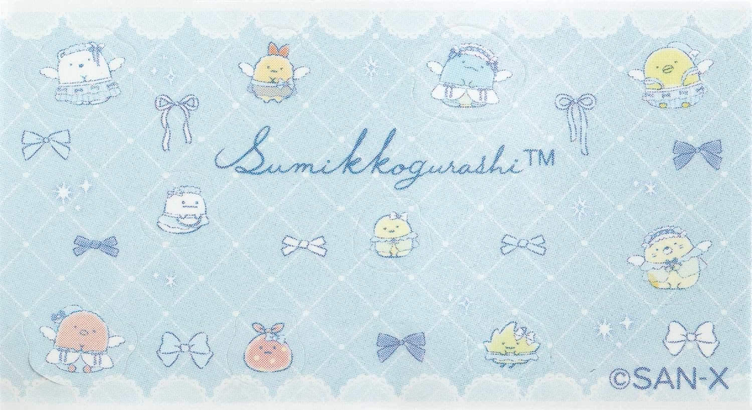 San-X Sumikko Gurashi FE45601 Nail Set with Ring, Blue, H 2.1 X W 0.9 Inches (5.3 X 3.1 X 2.3 Cm) image number 1