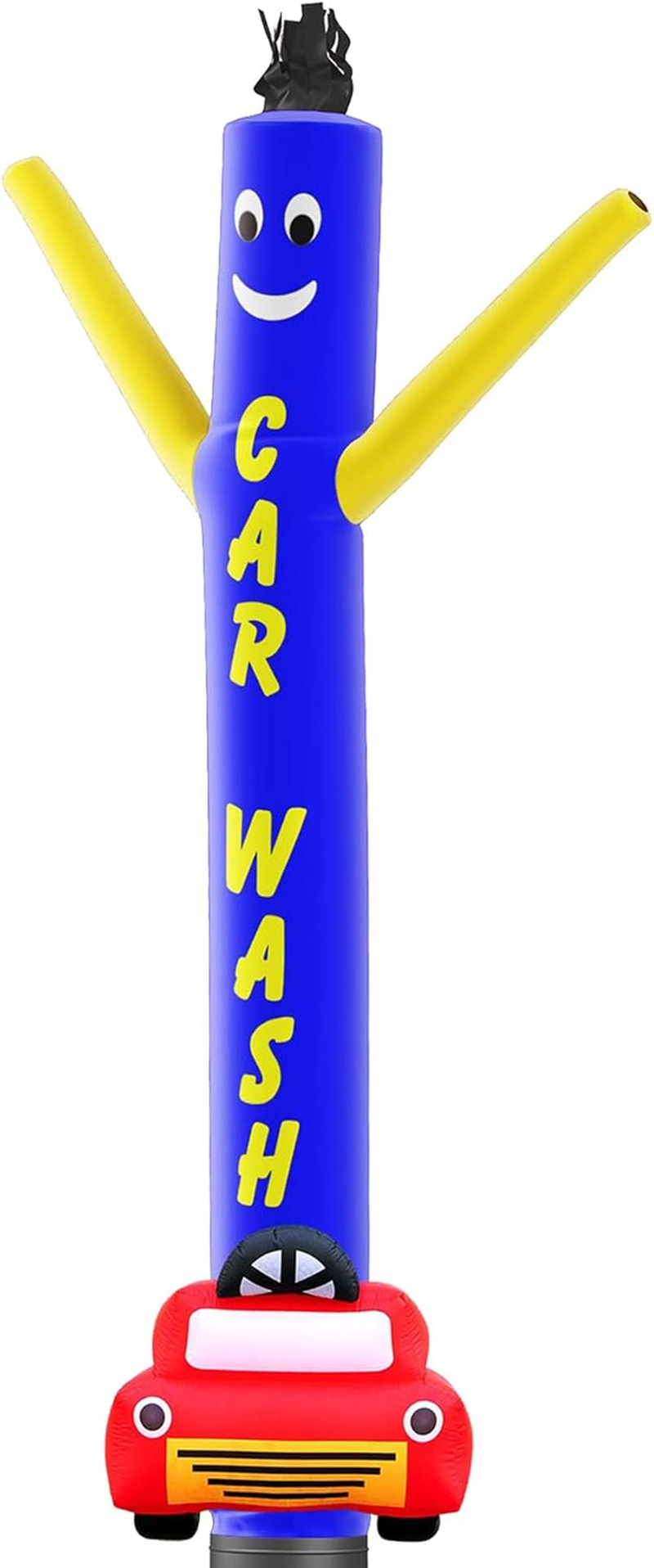 Lookourway Car Wash with Car Shape Air Dancers Inflatable Tube Man Attachment, 10-Feet (No Blower) image number 1