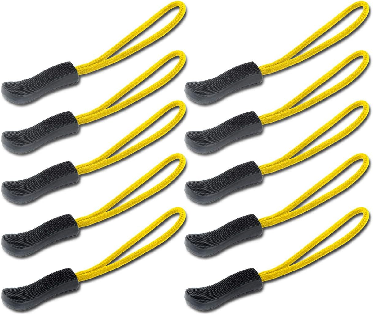 DYZD Durable Zipper Pulls, Tab Tags, Cord Pulls, Extension Zip Fixer for Backpacks, Jackets, Luggage, Purses, Handbags (Blue, 20 PCS) image number 4