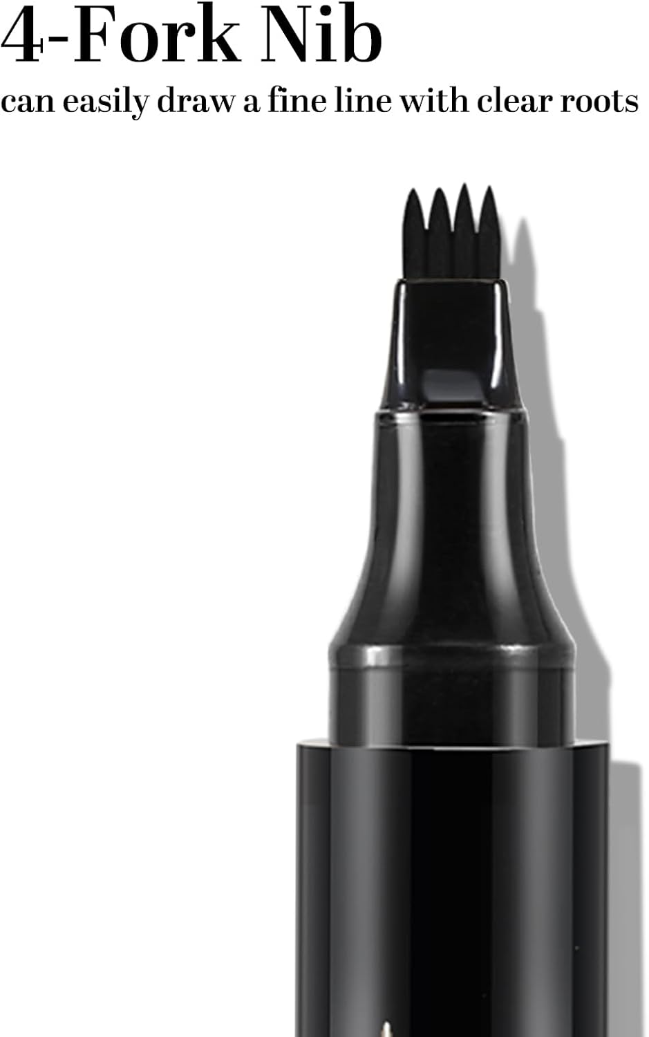 Boobeen Liquid Eyebrow Pen, Microblading Brow Pen with Precision Tip Applicator, Waterproof Eyebrow Pencil for Long-Lasting Eye Makeup