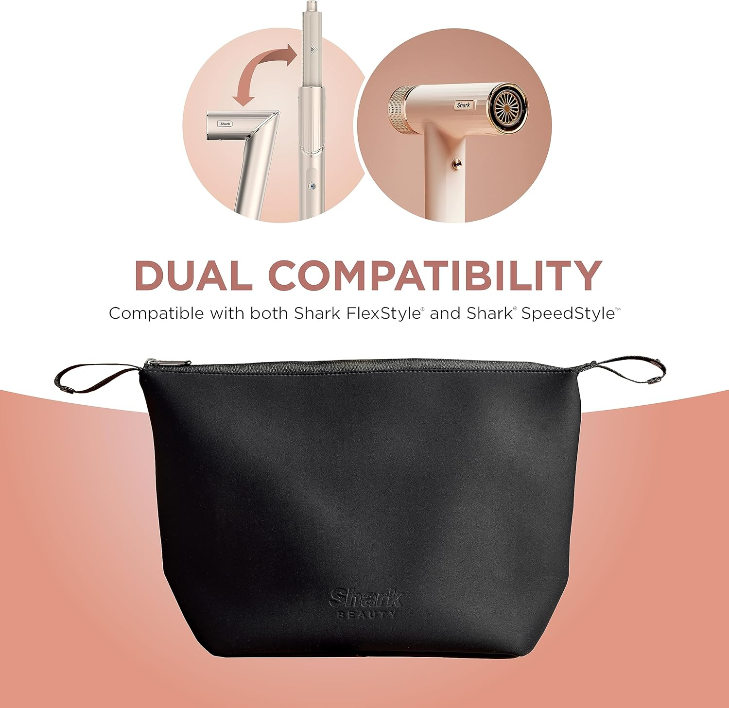 Shark Beauty Storage Bag, Black image number 2