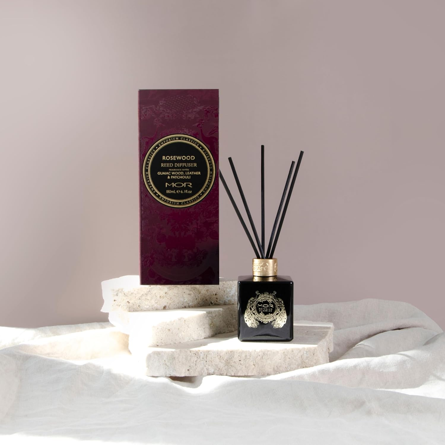 MOR Limited-Edition Emporium Classics Rosewood Reed Diffuser Set image number 1
