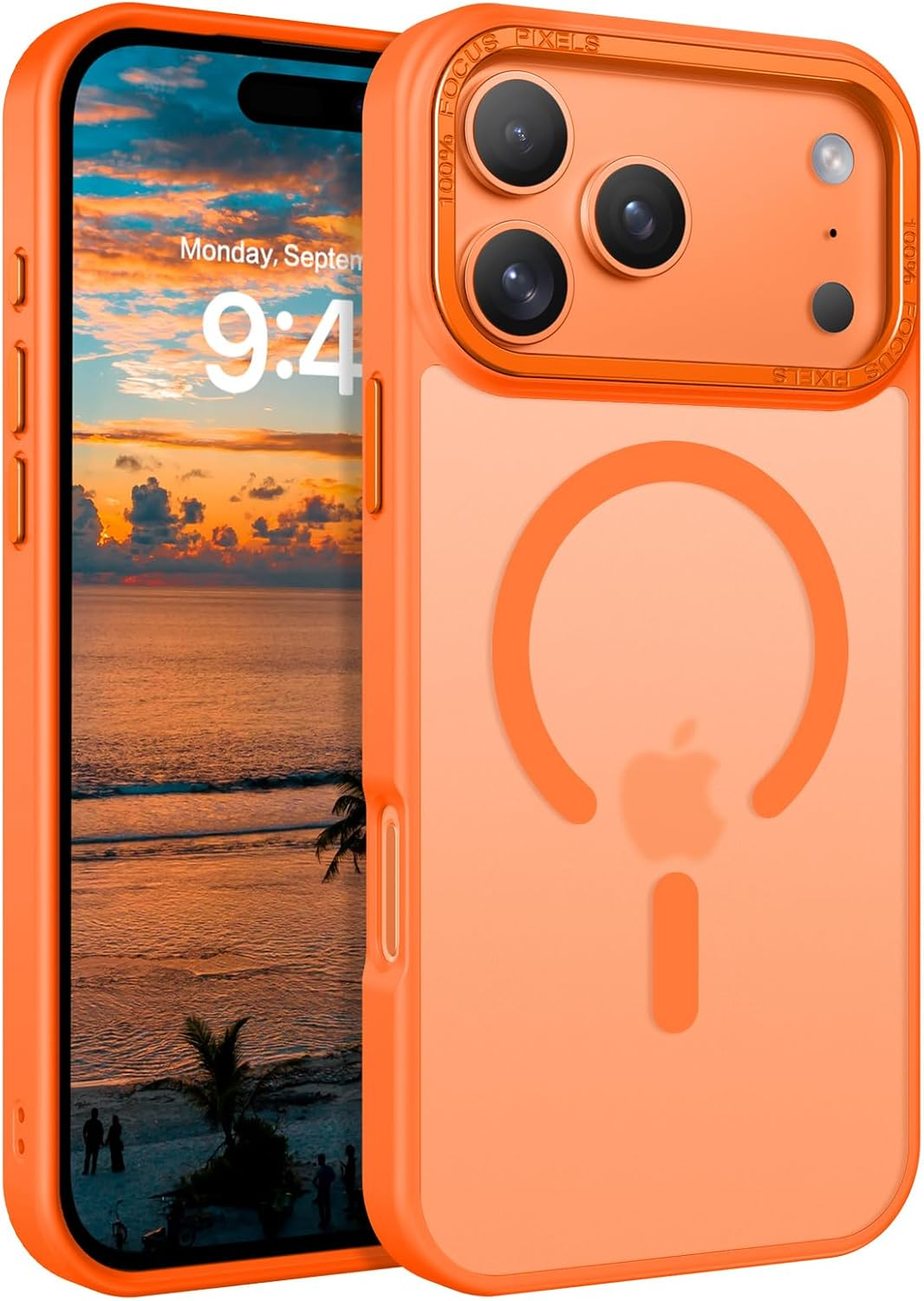 Gaobao for Iphone 13 & Iphone 14 Magnetic Case Cover, [Compatible with Magsafe][Military-Grade Drop Tested] Slim Shockproof Protective Translucent Back Phone Cases for Iphone 13/14 6.1'', Blue