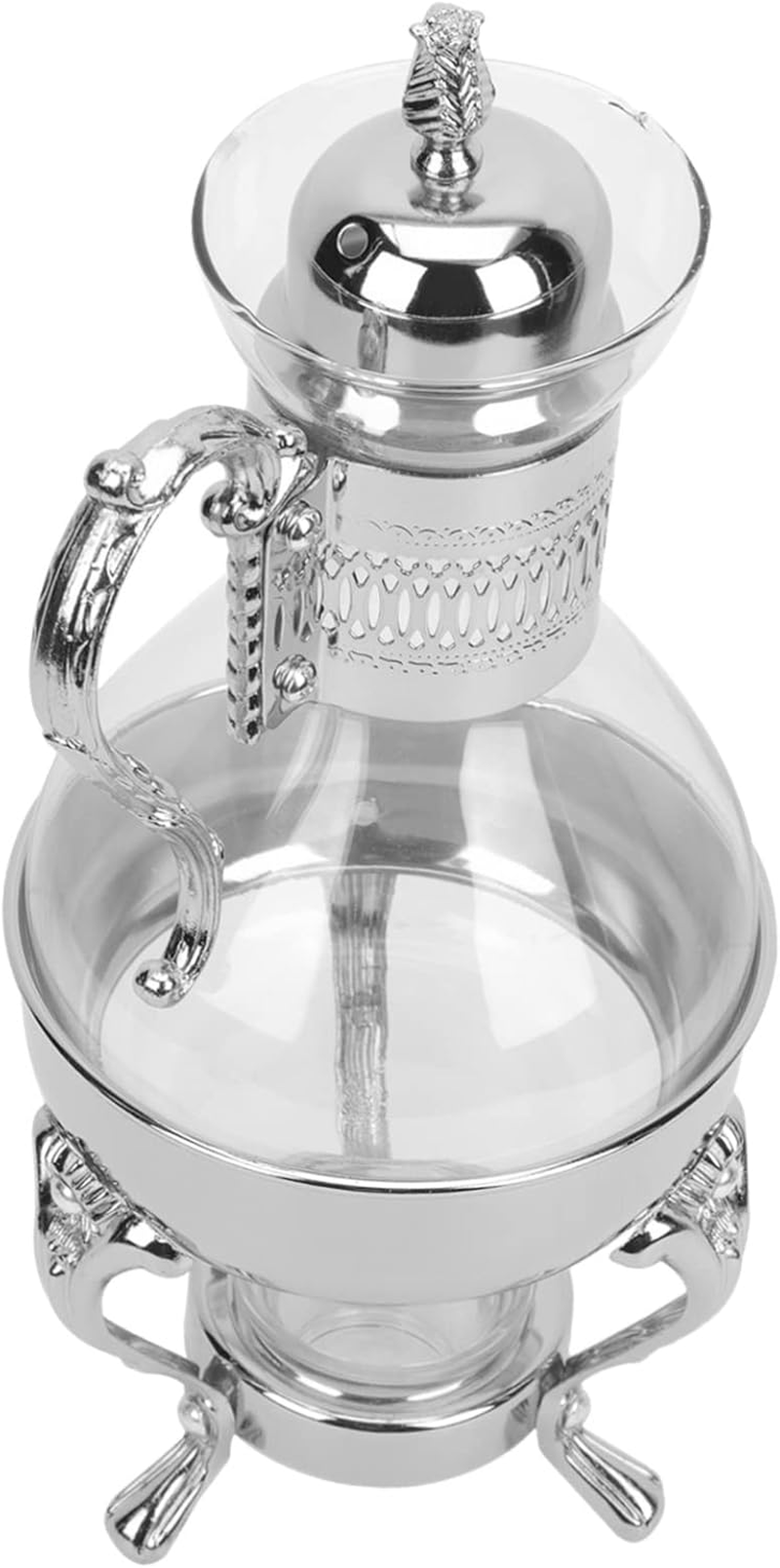 Household Japanese Teapot Turkish Home Shop Pot Pots Bottle for Maker Warmer Silver Kettle Restaurant Party Coffee China Use Glass Supplies Espresso Arabic Tea European Cold Style image number 1