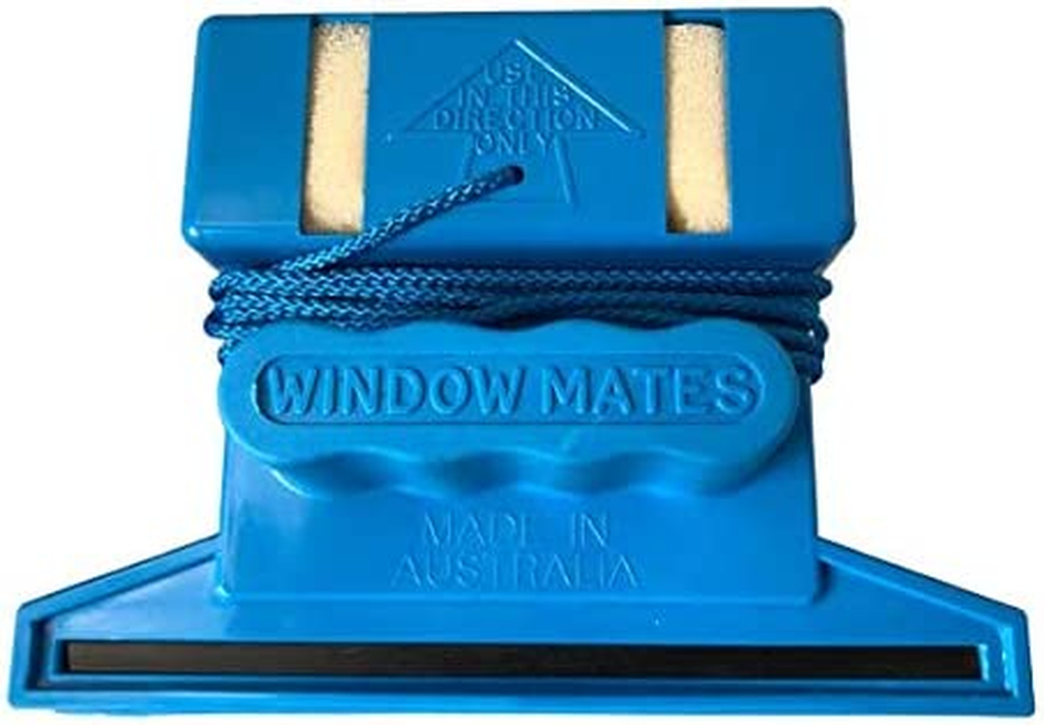 Australian Made Double Sided Magnetic Window Cleaner Suitable for up to 15Mm Glass. Includes Balcony and Swimming Pool Surrounds. Bonus Set of Replacement Sponges and Blades. 24 Months Warranty. image number 2